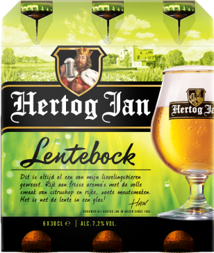 Hertog Jan Lentebock set van 6 flesjes á 0,30 liter Hertog Jan Lentebock set van 6 flesjes á 0,30 liter